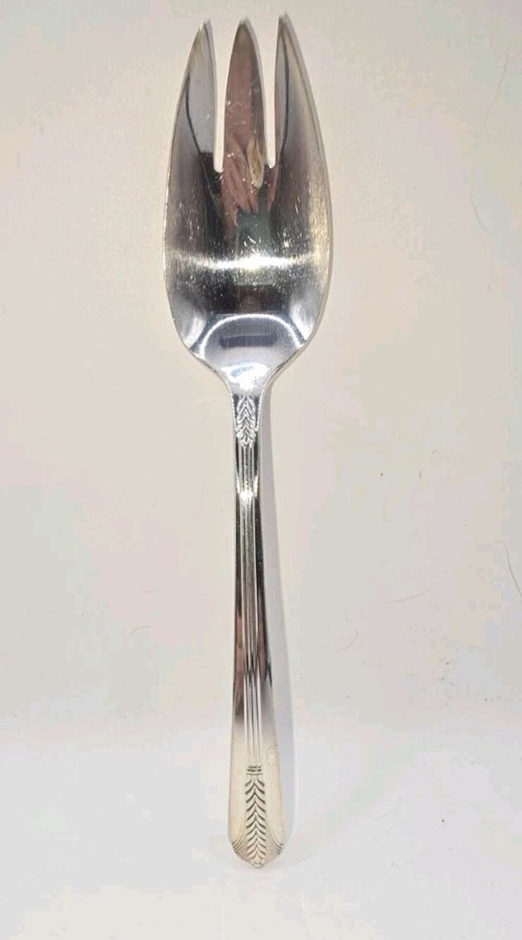 1956 Karo Syrup Original Rogers Silverplate Spork Vintage Advertising Premium